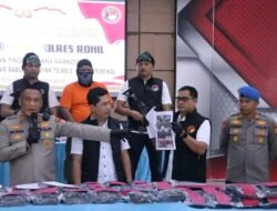 Bravo..Polres Rohil Amankan Kurir 79,98 Kg Sabu Di Bagansiapiapi Lewat Aksi Kejar-Kejaran