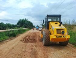 PHR Perbaiki Jalan Rusak 15 Km di Rohil, Dorong Kontribusi Pengguna Jalan
