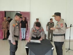 Respons Cepat Kapolda Riau, Kapolres Rohil Langsung Lantik Kapolsek Panipahan Baru Pasca Kerusuhan