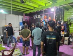 Polres Rohil Bersama Tim Gabungan Geledah Rumah Diduga Bandar Narkoba di Panipahan