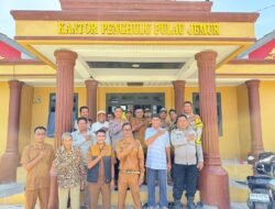 Kapolsek Panipahan IPTU Subiarto Tampubolon Sambangi Warga Pulau Jemur