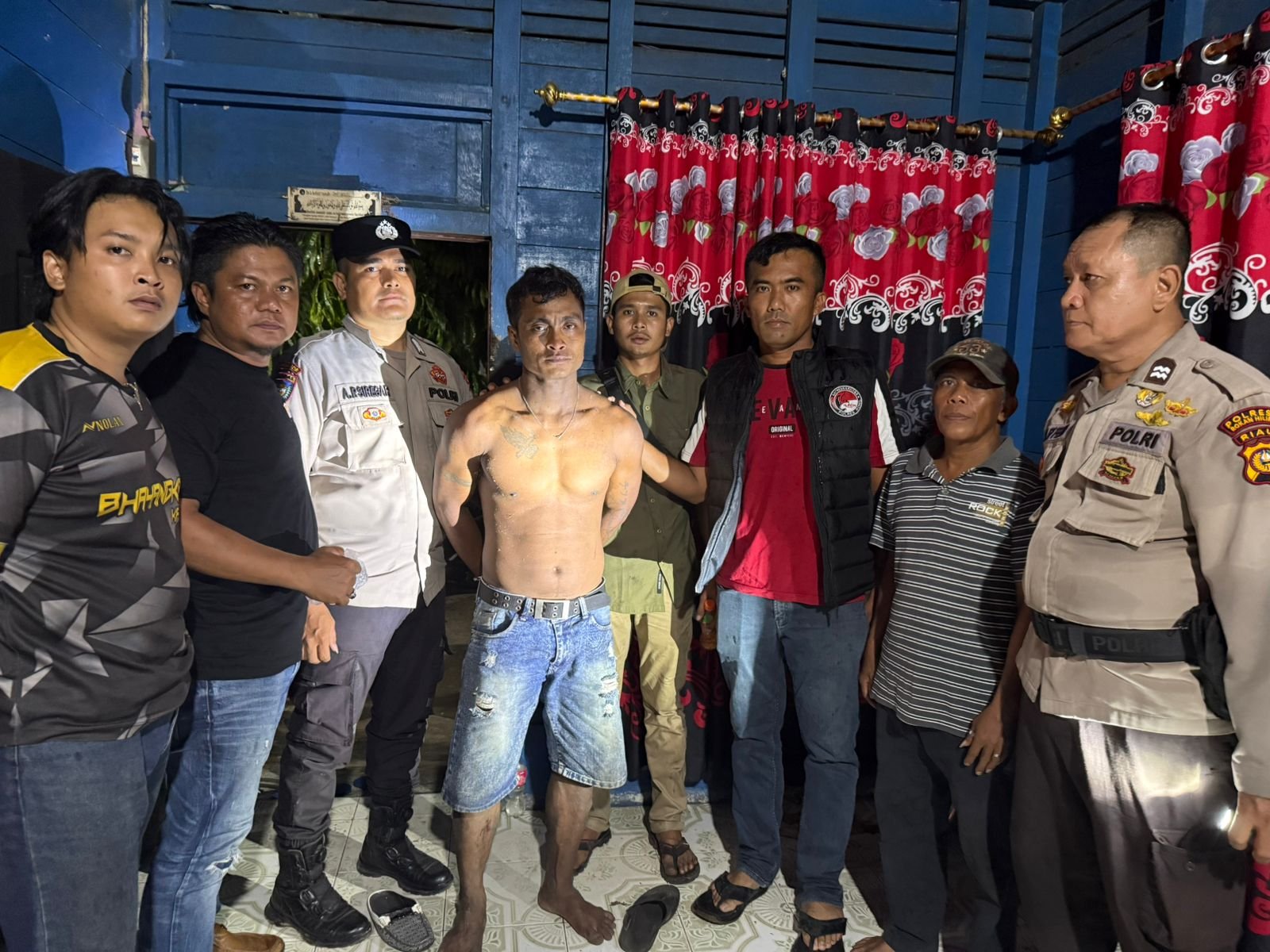 Usaha Kabur Saat Digeledah, Polsek TPTM Tangkap Pengedar Sabu 2,89 Gram di Kepenghuluan Melayu Tengah