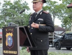 Peringati Hari Lahir Pancasila, Kapolres Rohil Tegaskan Siaga Karhutla dan Berantas Narkoba