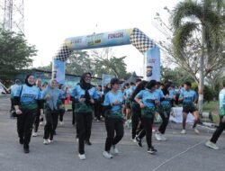 ROAD TO RBR 2026: Kapolres Rohil Pimpin Lari Sehat, Langkah Serentak Lawan Karhutla & Jaga Alam