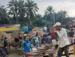 Semangat Berbagi : Ratusan Warga Dusun Kencana Gotong‑Royong Bangun Masjid, Harap Segera Berdiri Jadi Tempat Ibadah