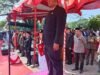 Anggota DPRD Rohil Raja Hot Siregar Bacakan Teks Proklamasi di Upacara Puncak Detik-Detik Proklamasi TPTM